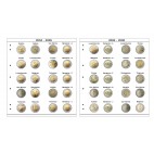 Farebn&eacute; medzilisty do albumov NUMIS na pam&auml;tn&eacute; 2 Euro mince