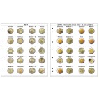 Farebn&eacute; medzilisty do albumov NUMIS na pam&auml;tn&eacute; 2 Euro mince