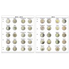Farebn&eacute; medzilisty do albumov NUMIS na pam&auml;tn&eacute; 2 Euro mince